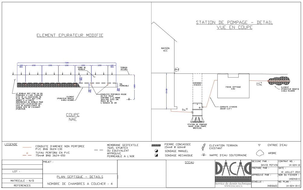 fosse septique dwg